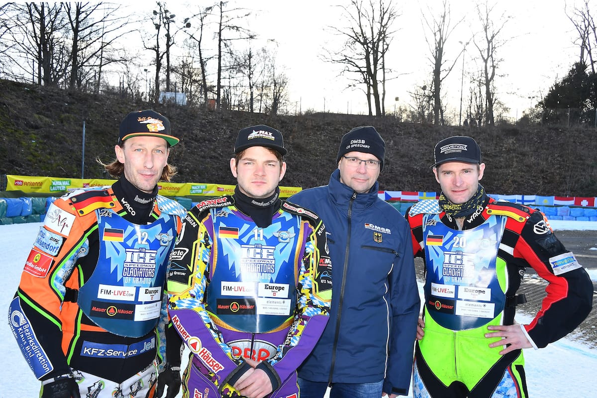 Markus Jell, Max NIedermaier, Bernd Sagert, Johann Weber; Foto: Thorsten Horn